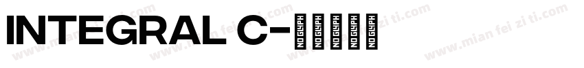 Integral C字体转换